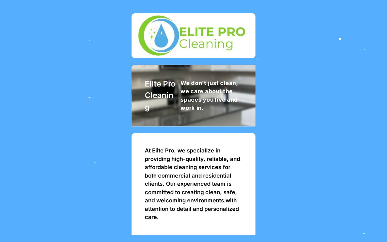 Elite Pro Cleaning